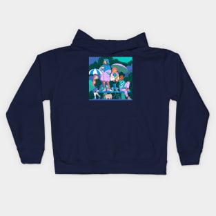 Girl Gang Rain Kids Hoodie